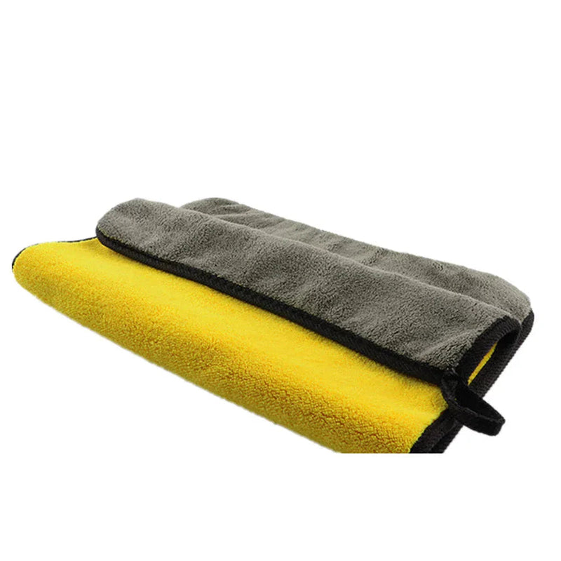 Kit Com 5 Panos de Microfibra Para Secar Carros